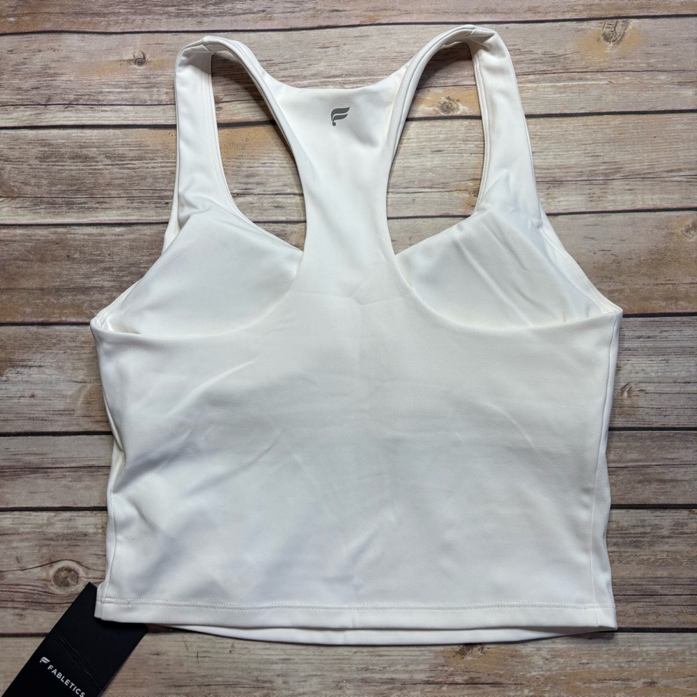 Fabletics Anywhere Cropped Built-In Bra Tank - Picture 4 of 6